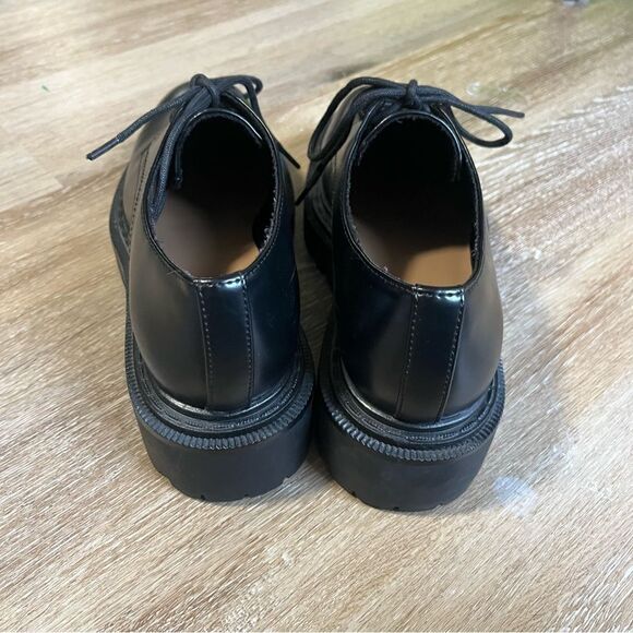 H&M Platform Lace-Up Loafers Black - Picture 3 of 7